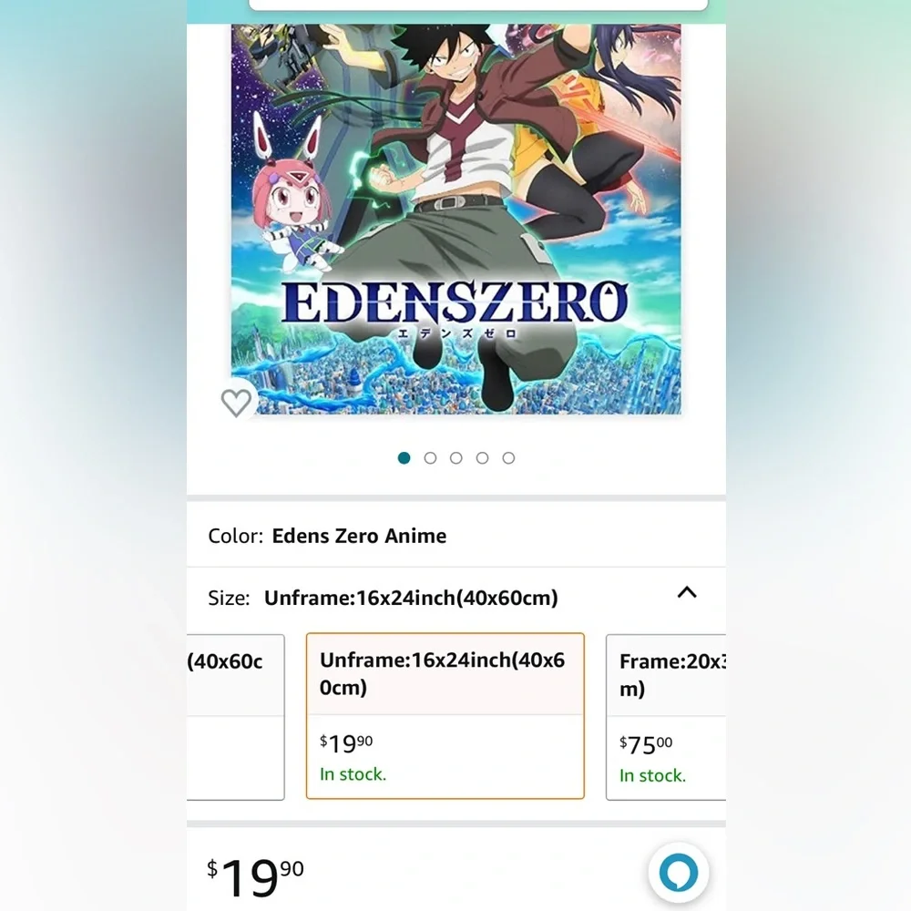 Edenszero canvas wall art